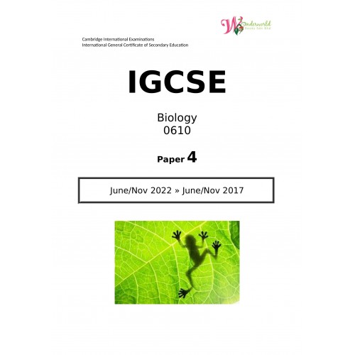 CIE Biology 0610 | Paper 4